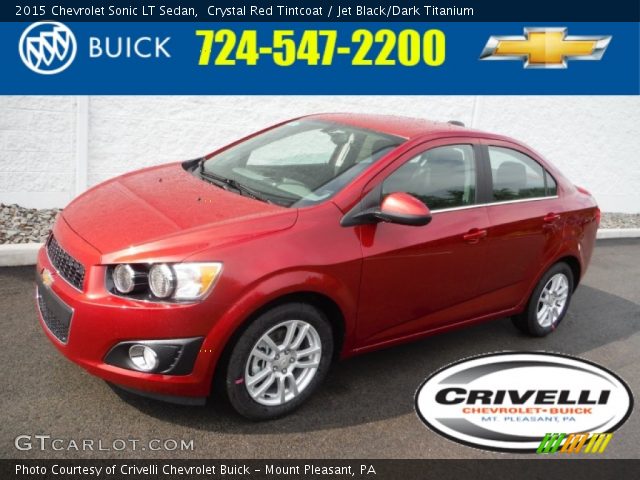 2015 Chevrolet Sonic LT Sedan in Crystal Red Tintcoat
