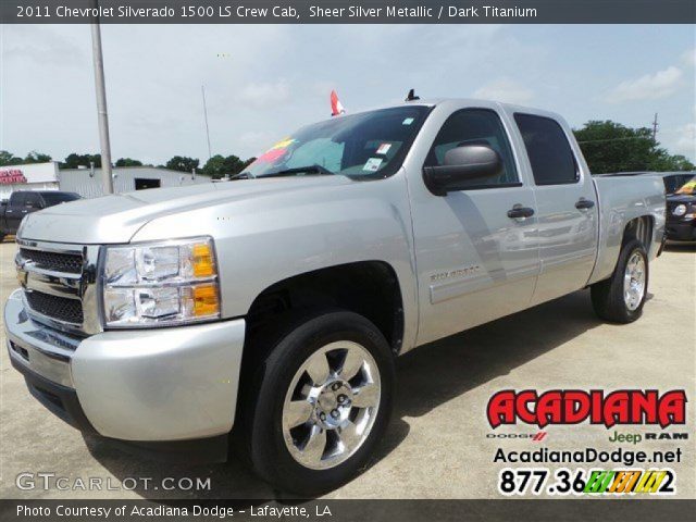 2011 Chevrolet Silverado 1500 LS Crew Cab in Sheer Silver Metallic
