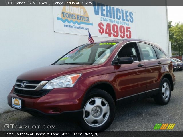 2010 Honda CR-V LX AWD in Tango Red Pearl