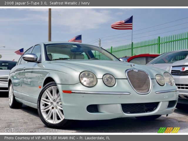 2008 Jaguar S-Type 3.0 in Seafrost Metallic