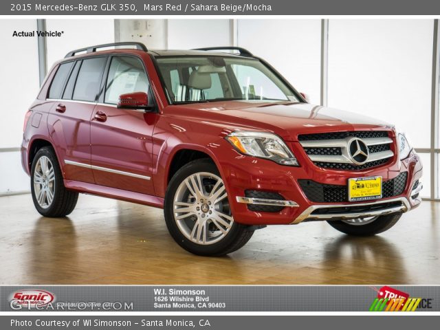 2015 Mercedes-Benz GLK 350 in Mars Red