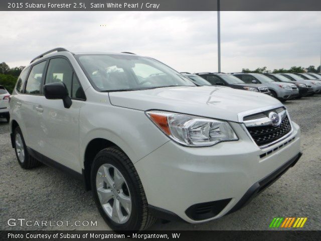2015 Subaru Forester 2.5i in Satin White Pearl