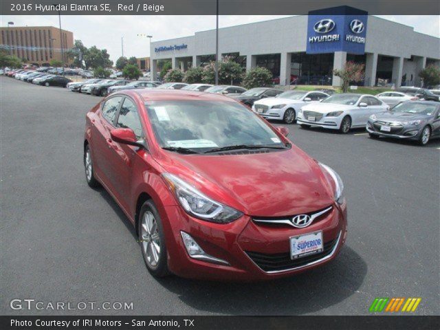 2016 Hyundai Elantra SE in Red