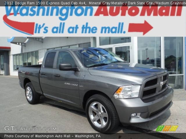 2012 Dodge Ram 1500 Express Quad Cab 4x4 in Mineral Gray Metallic