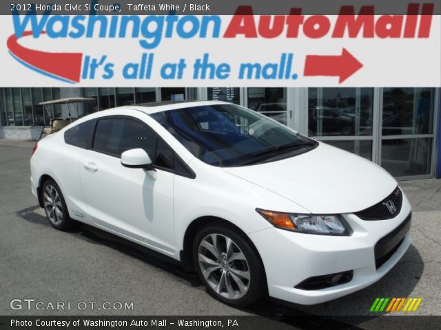 2012 Honda Civic Si Coupe in Taffeta White