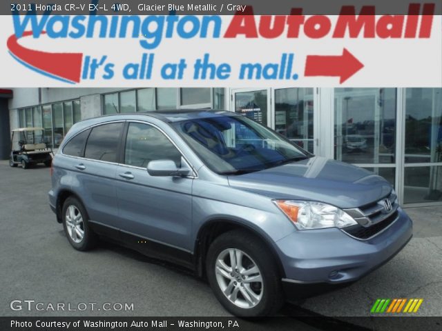 2011 Honda CR-V EX-L 4WD in Glacier Blue Metallic