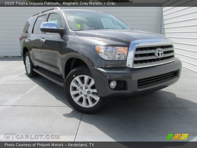 2015 Toyota Sequoia Platinum in Magnetic Gray Metallic