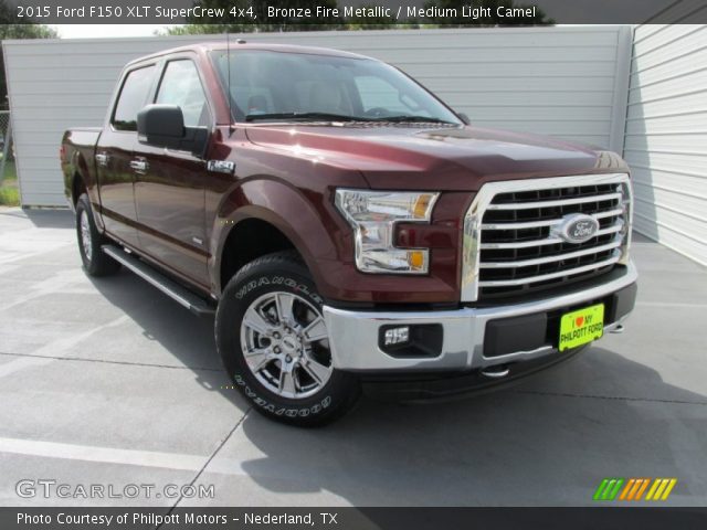 2015 Ford F150 XLT SuperCrew 4x4 in Bronze Fire Metallic