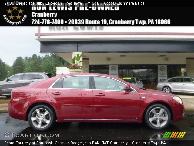 2008 Chevrolet Malibu LT Sedan in Red Jewel Tint Coat