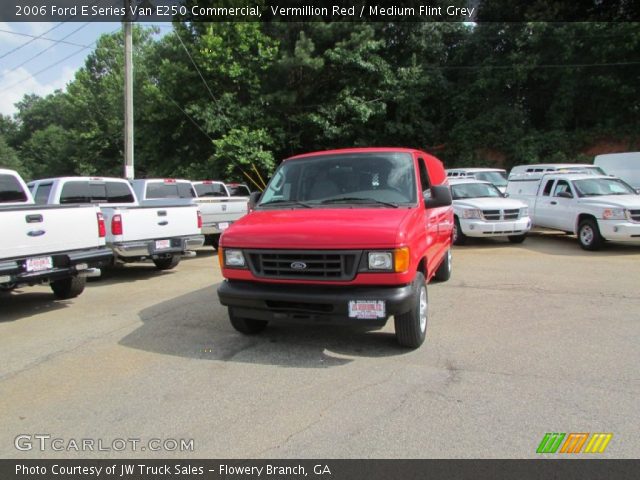 2006 Ford E Series Van E250 Commercial in Vermillion Red