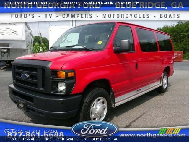 2011 Ford E Series Van E350 XL Passenger in Royal Red Metallic