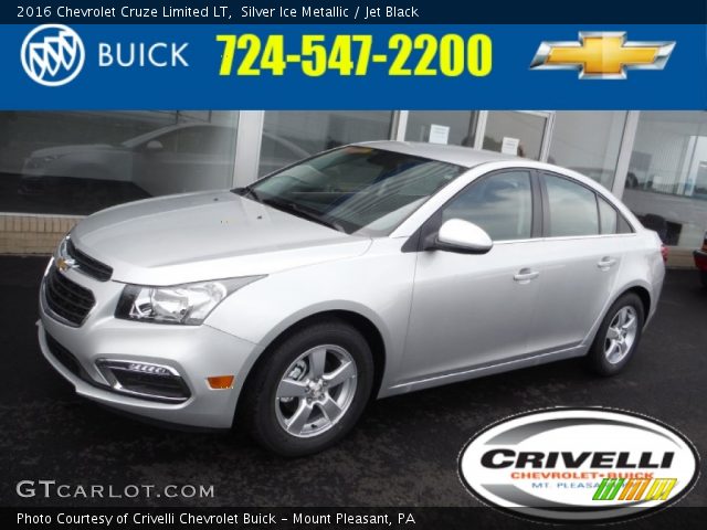2016 Chevrolet Cruze Limited LT in Silver Ice Metallic