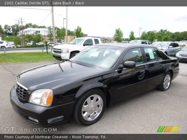 2002 Cadillac DeVille DTS in Sable Black