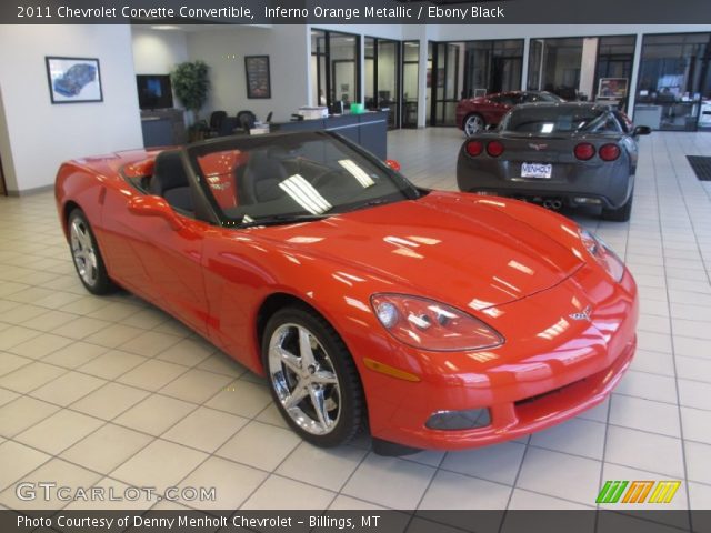 2011 Chevrolet Corvette Convertible in Inferno Orange Metallic