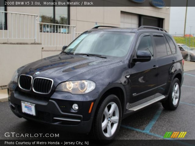 2008 BMW X5 3.0si in Monaco Blue Metallic