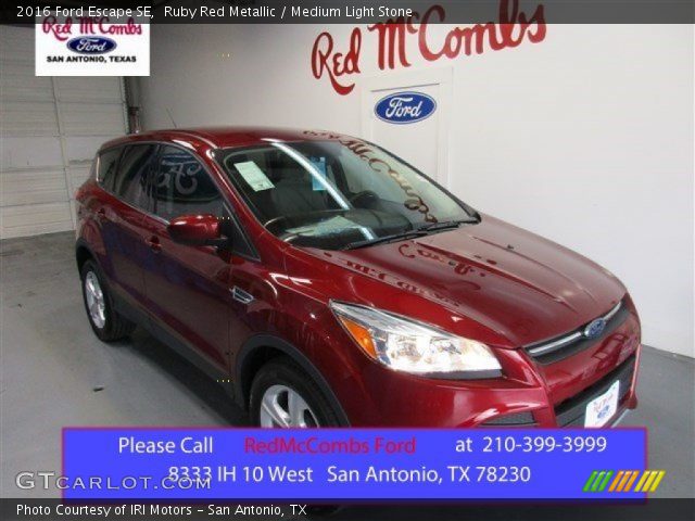 2016 Ford Escape SE in Ruby Red Metallic