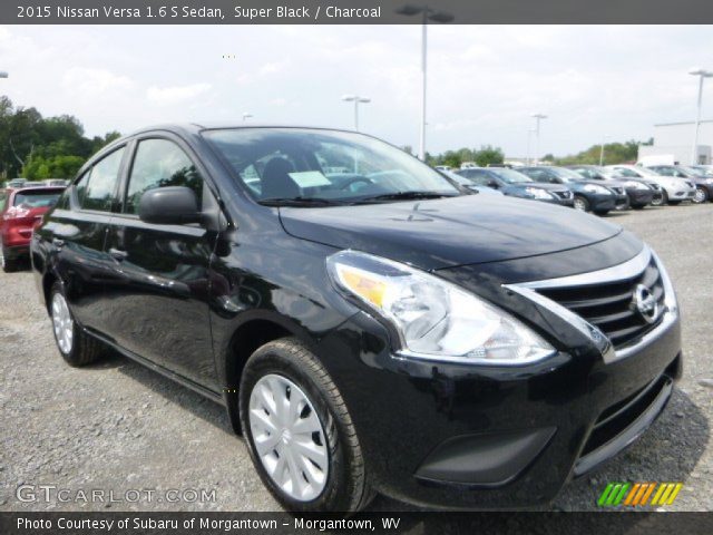 2015 Nissan Versa 1.6 S Sedan in Super Black