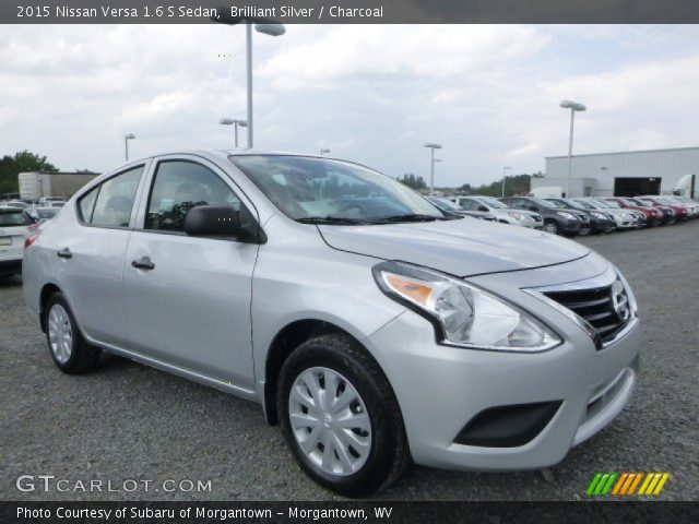 2015 Nissan Versa 1.6 S Sedan in Brilliant Silver