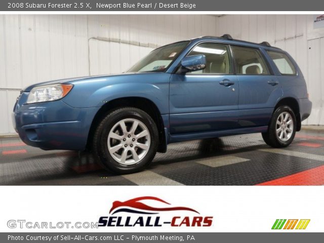 2008 Subaru Forester 2.5 X in Newport Blue Pearl