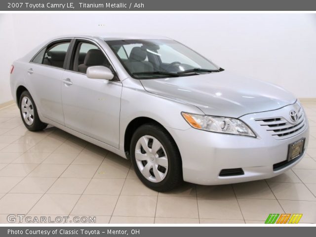 2007 Toyota Camry LE in Titanium Metallic