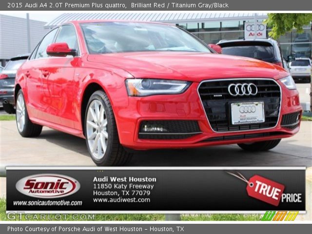 2015 Audi A4 2.0T Premium Plus quattro in Brilliant Red
