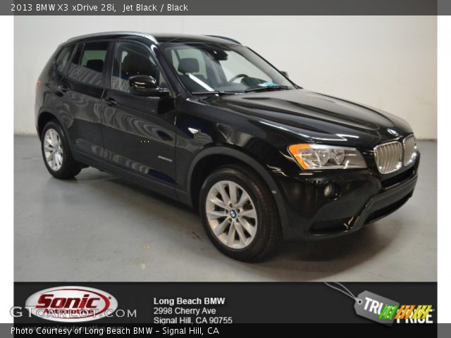 2013 BMW X3 xDrive 28i in Jet Black