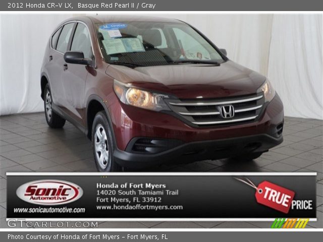2012 Honda CR-V LX in Basque Red Pearl II