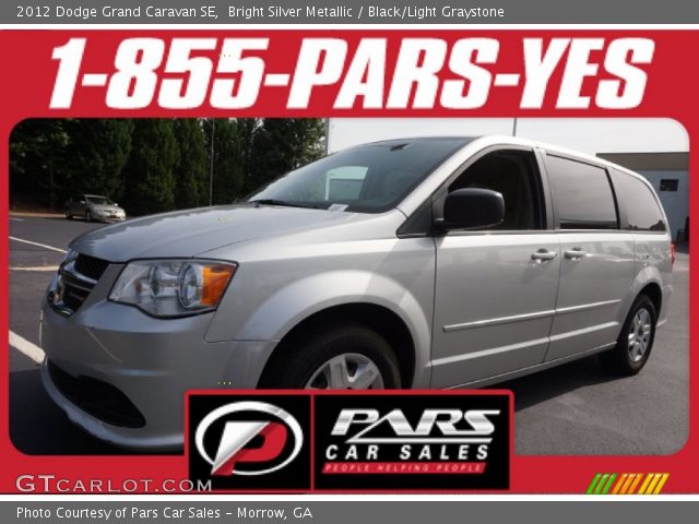 2012 Dodge Grand Caravan SE in Bright Silver Metallic