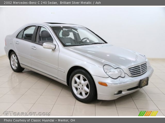 2002 Mercedes-Benz C 240 Sedan in Brilliant Silver Metallic