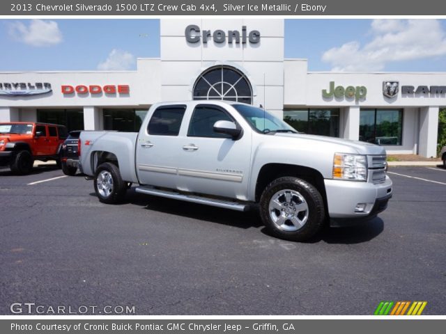 2013 Chevrolet Silverado 1500 LTZ Crew Cab 4x4 in Silver Ice Metallic