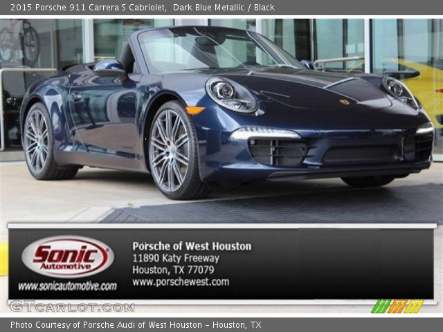 2015 Porsche 911 Carrera S Cabriolet in Dark Blue Metallic