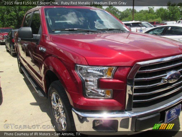 2015 Ford F150 XLT SuperCrew in Ruby Red Metallic