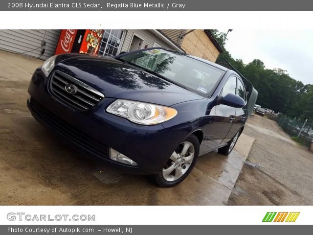 2008 Hyundai Elantra GLS Sedan in Regatta Blue Metallic