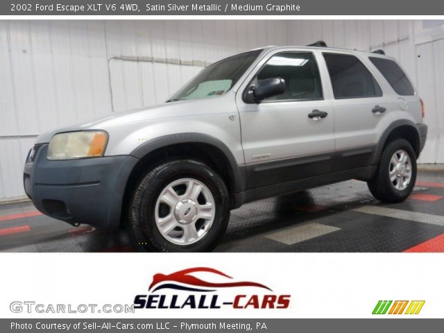 2002 Ford Escape XLT V6 4WD in Satin Silver Metallic