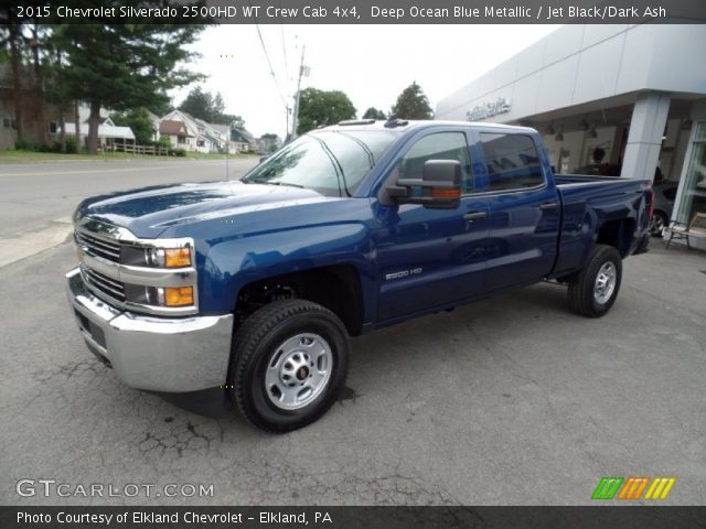 2015 Chevrolet Silverado 2500HD WT Crew Cab 4x4 in Deep Ocean Blue Metallic