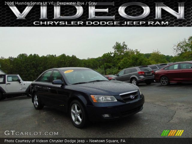 2006 Hyundai Sonata LX V6 in Deepwater Blue