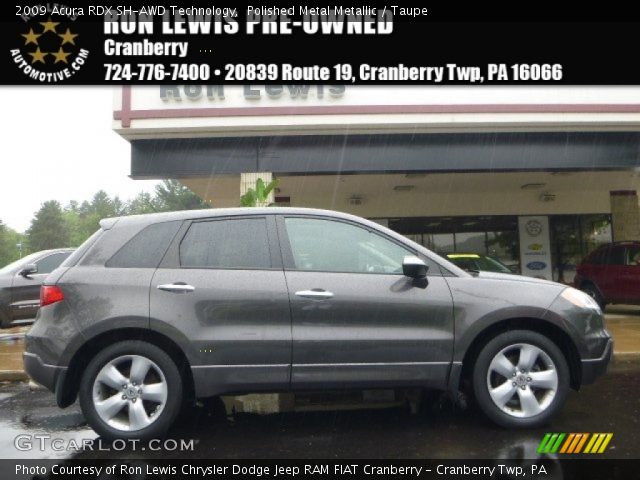 2009 Acura RDX SH-AWD Technology in Polished Metal Metallic