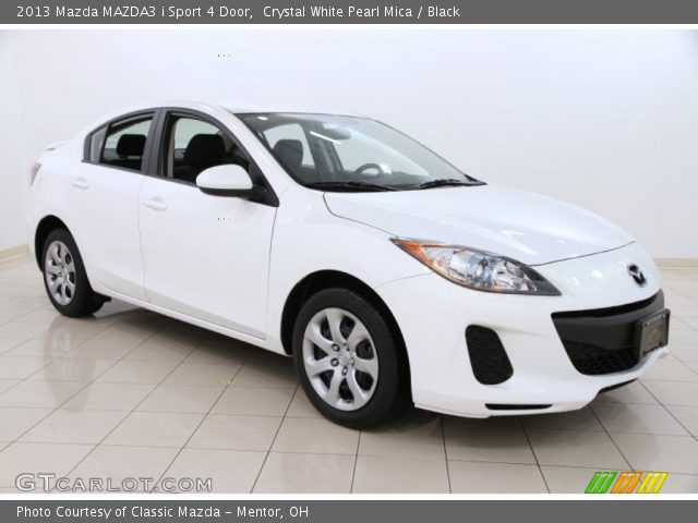 2013 Mazda MAZDA3 i Sport 4 Door in Crystal White Pearl Mica