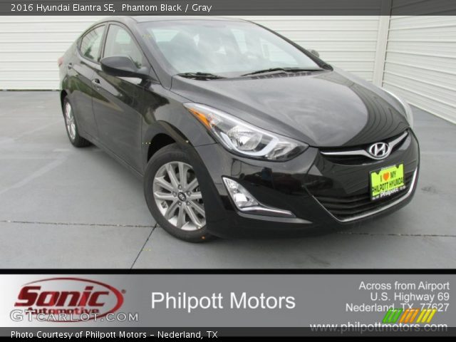 2016 Hyundai Elantra SE in Phantom Black