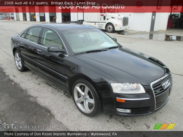 2008 Audi A8 4.2 quattro in Brilliant Black