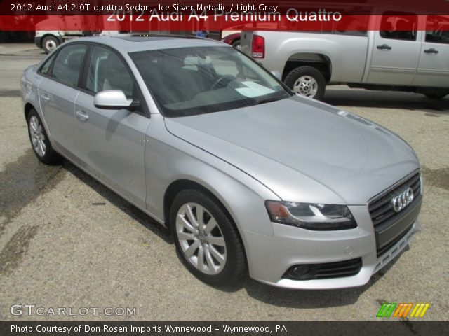 2012 Audi A4 2.0T quattro Sedan in Ice Silver Metallic
