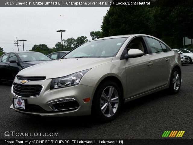 2016 Chevrolet Cruze Limited LT in Champagne Silver Metallic