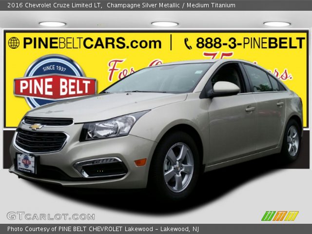 2016 Chevrolet Cruze Limited LT in Champagne Silver Metallic