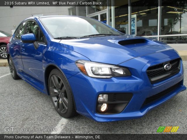 2016 Subaru WRX Limited in WR Blue Pearl