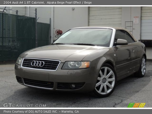 2004 Audi A4 1.8T Cabriolet in Alpaka Beige Pearl Effect
