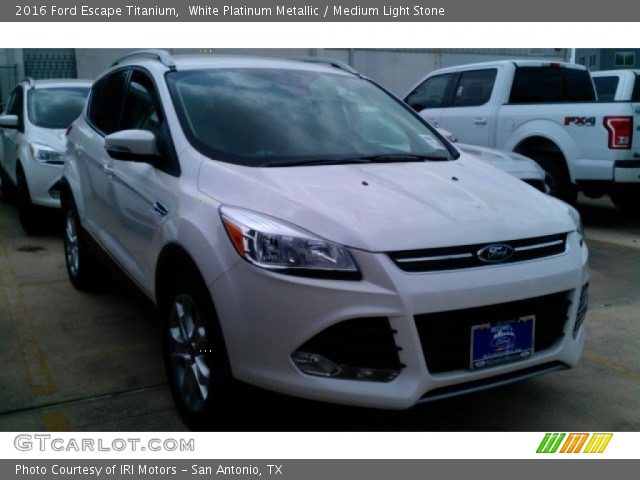 2016 Ford Escape Titanium in White Platinum Metallic