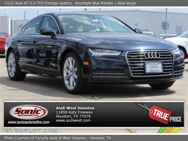 2016 Audi A7 3.0 TFSI Prestige quattro in Moonlight Blue Metallic