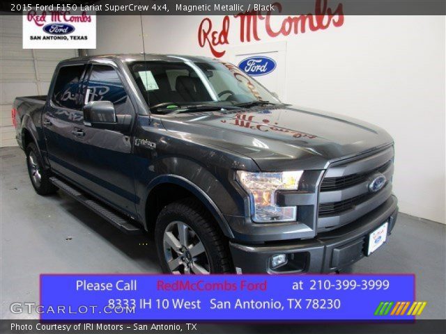 2015 Ford F150 Lariat SuperCrew 4x4 in Magnetic Metallic