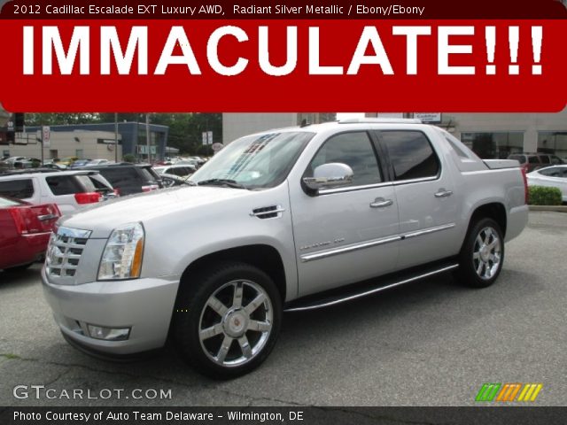 2012 Cadillac Escalade EXT Luxury AWD in Radiant Silver Metallic