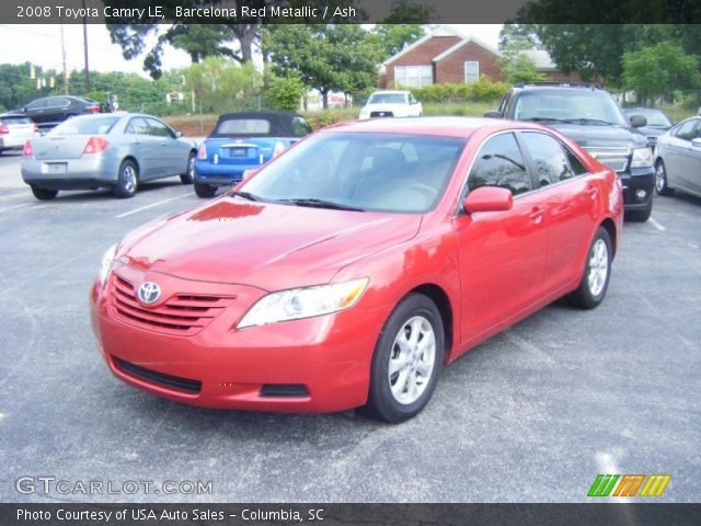 2008 Toyota Camry LE in Barcelona Red Metallic